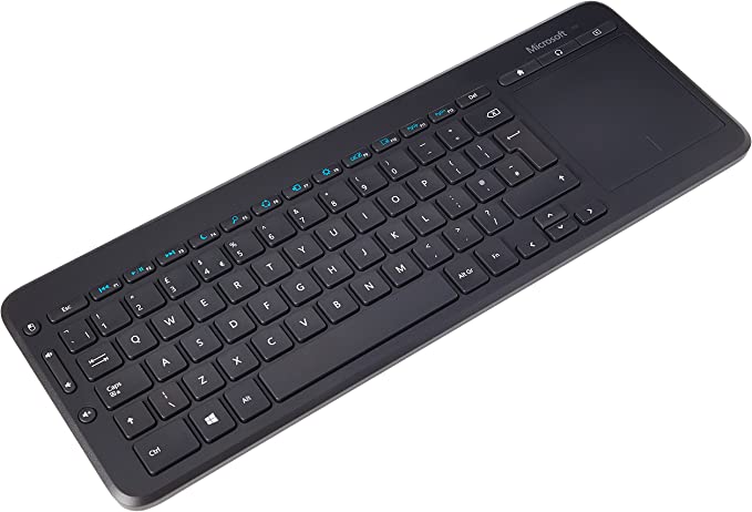 Microsoft N9Z-00006 All-in-One Media Keyboard with Integrated Track Pad - Monotone