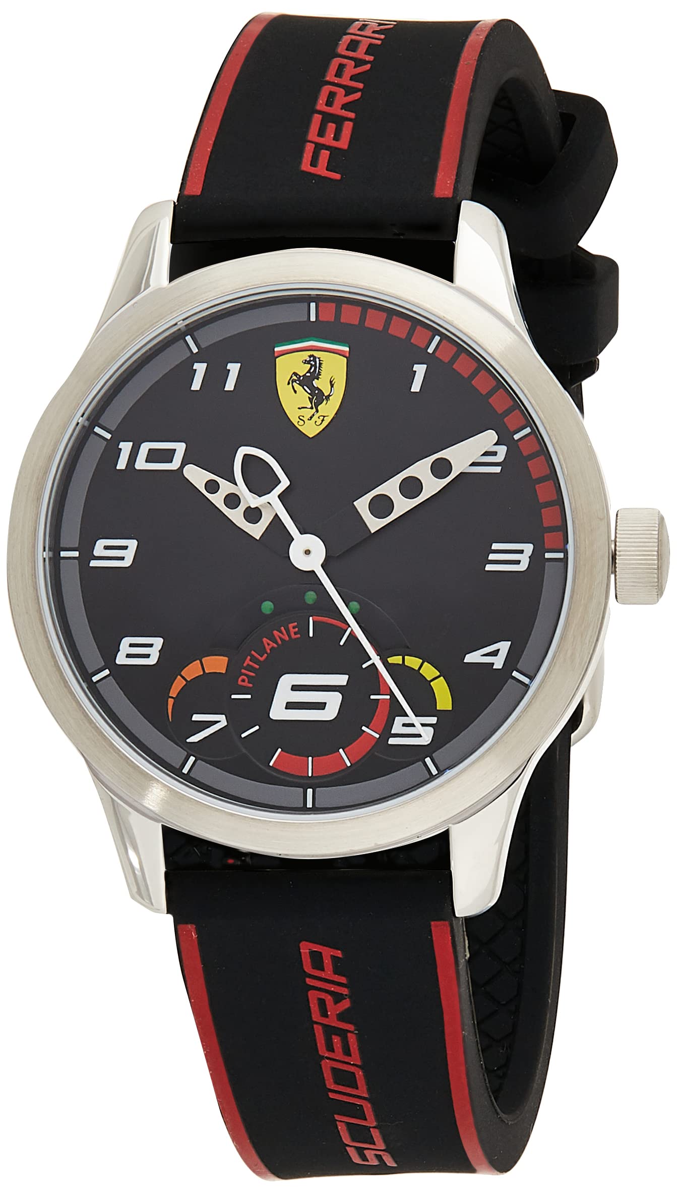 Scuderia Ferrari Unisex Child Analogue Classic Quartz Watch with Silicone Strap 0860003