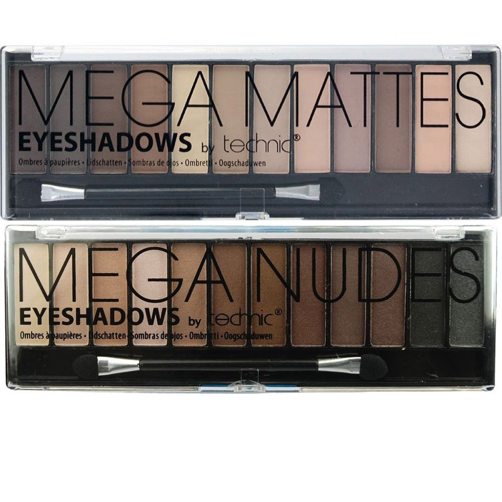 Technic Mega Nudes & Mega Matte Nudes Eyeshadow Palette Set