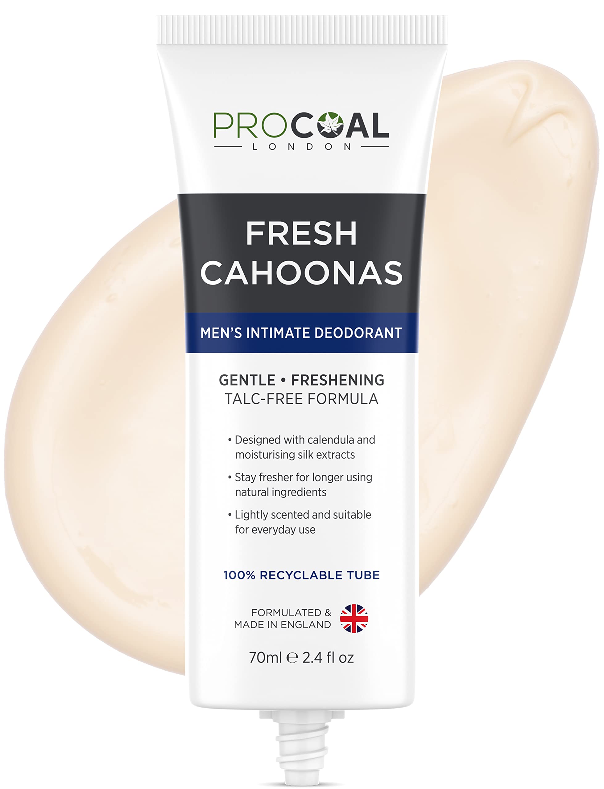 NEW Fresh Cahoonas, Fresh Balls All Day, Every Day - Ball Deodorant Mens, Sweat, Odour and Anti Chafing, Cruelty-Free, Made in UK