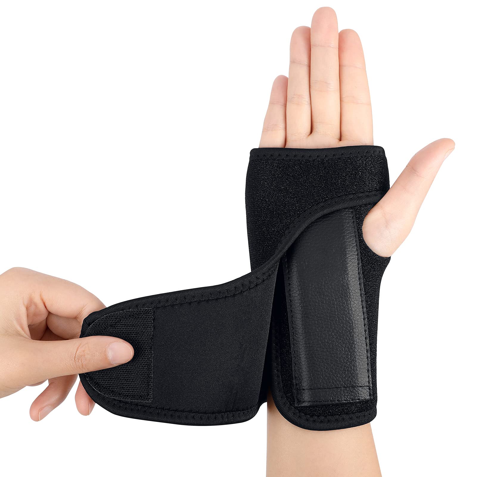 Opopark Wrist Support Brace, Adjustable Breathable Wrist Strap Reversible Wrist Brace Wrist Protectors for Carpal Tunnel Syndrome, Arthritis and Tendonitis