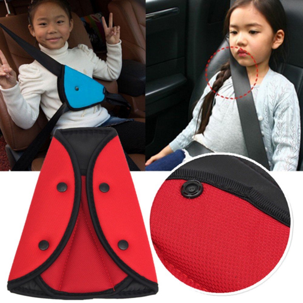 Kungfu Mall Baby Kid Seat Belt Seatbelt Clip Seat Belt Adjustable Knob Belt Child Car Safety Cover Harness Strap Cars Adjuster Pad