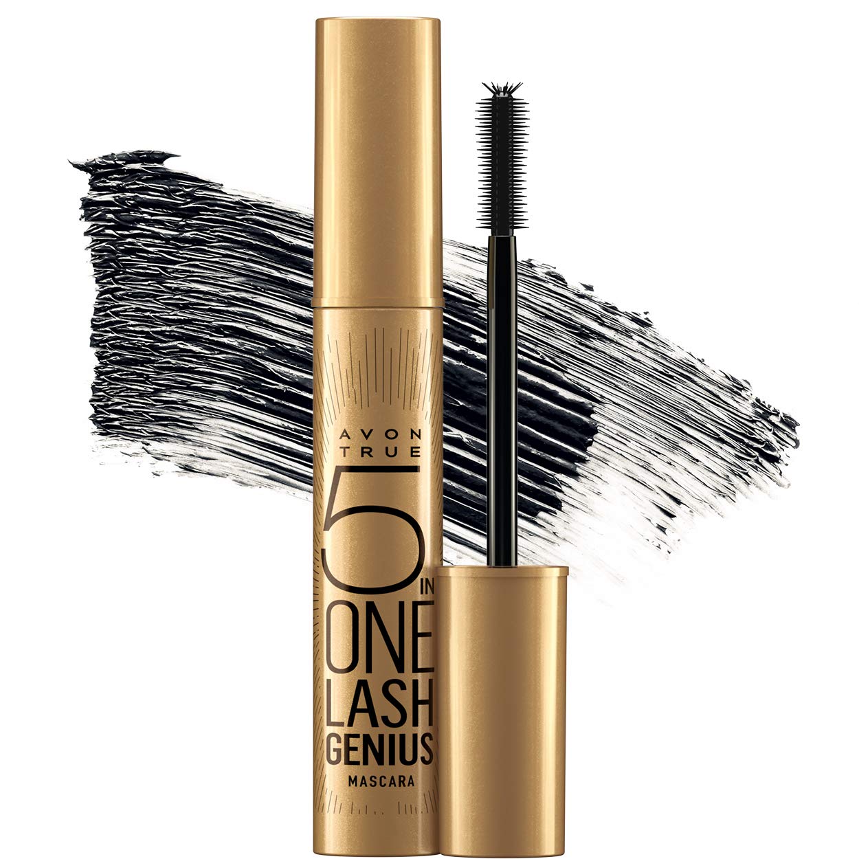 True Colour Lash Genius - 5 in 1 Mascara - Blackest Black by Avon