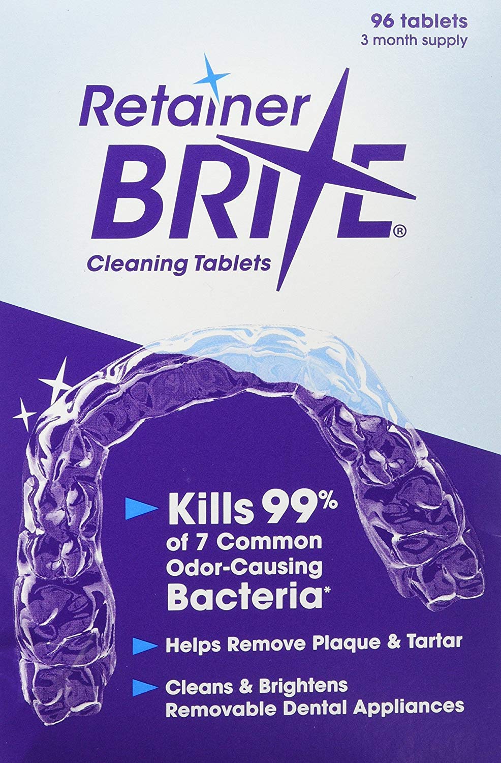 Retainer Brite Cleaning Tablets - 96 Tablets (New formulation)