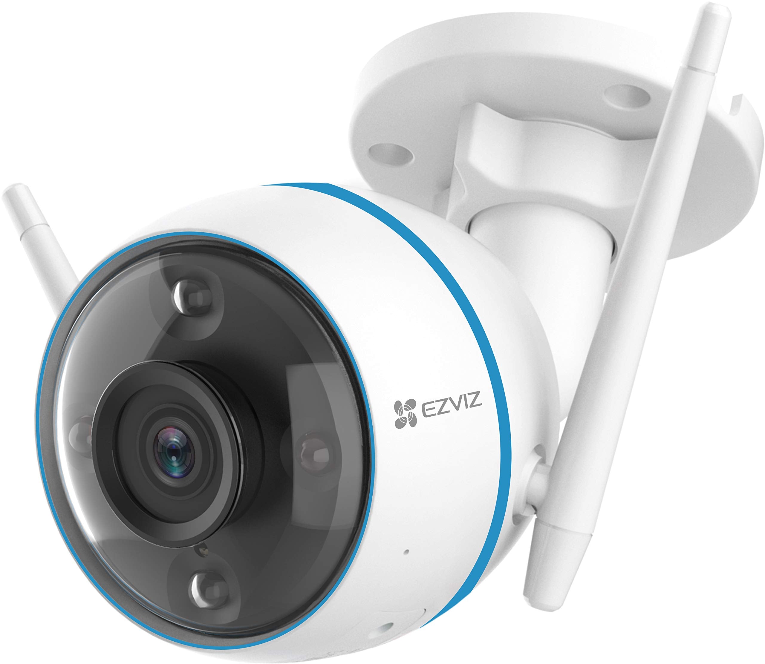 EZVIZ 1080P Security Camera Outdoor Colour Night Vision, Person Detection, IP 67 Waterproof, Customizable Detection Zones, H.265 Video Compression Works with Alexa and Google Assistant (CTQ3N)