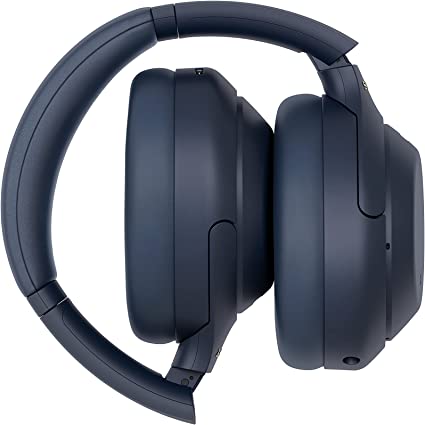 Sony WH-1000XM4 Noise Cancelling Wireless Headphones - 30 hours battery life - Over Ear style - Optimised for Alexa and Google Assistant - with built-in mic for phone calls - Midnight Blue