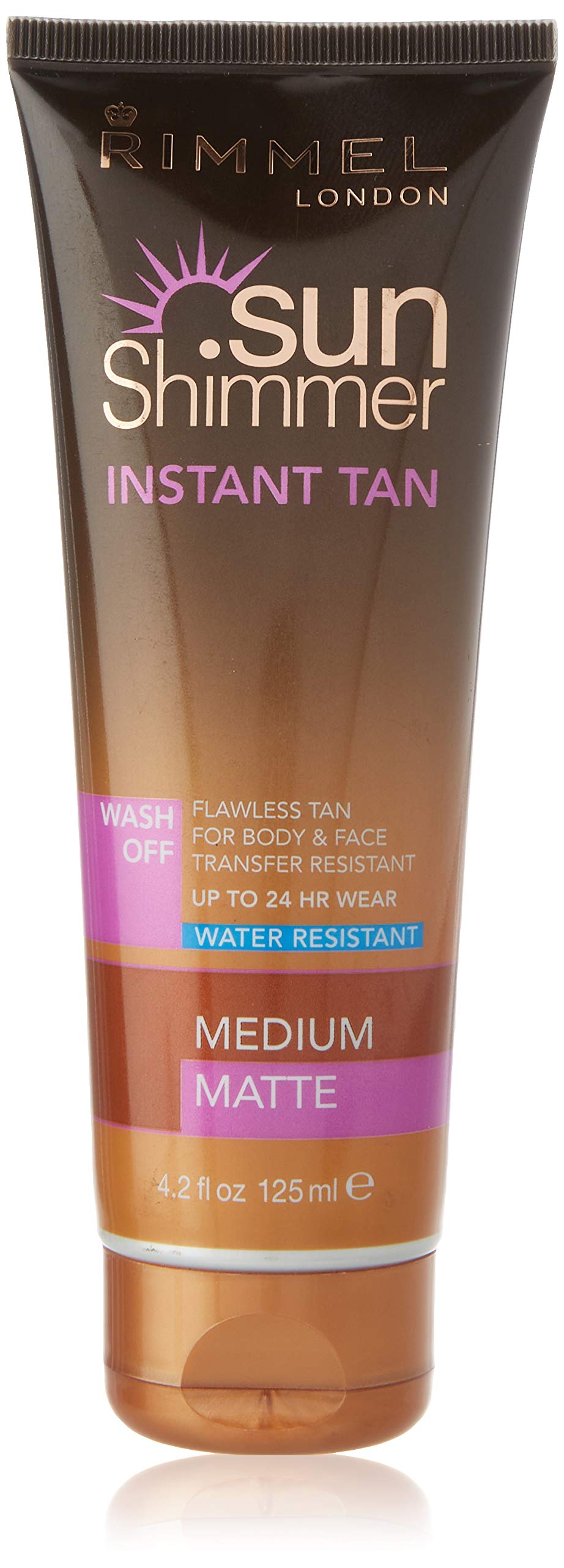 Sunshimmer Water Resistant Instant Tan Wash Off Matte - Medium