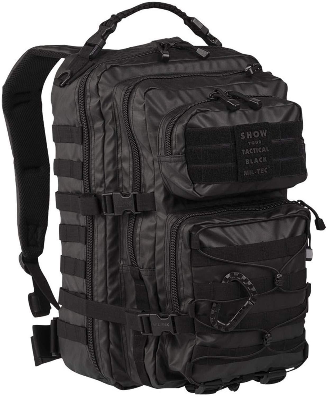 Mil-Tec US Assault Pack Backpack (Large/Tactical Black)