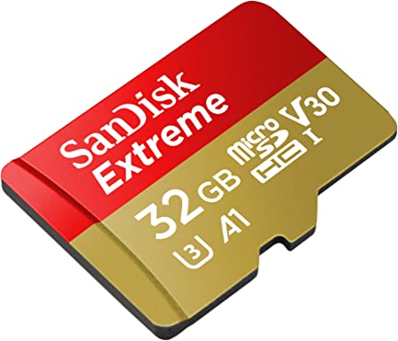 SanDisk Extreme 32GB microSD Card for Mobile Gaming, with A2 App Performance, supports AAA/3D/VR game graphics and 4K UHD Video, 100MB/s Read Class 10, UHS-I, U3, V30