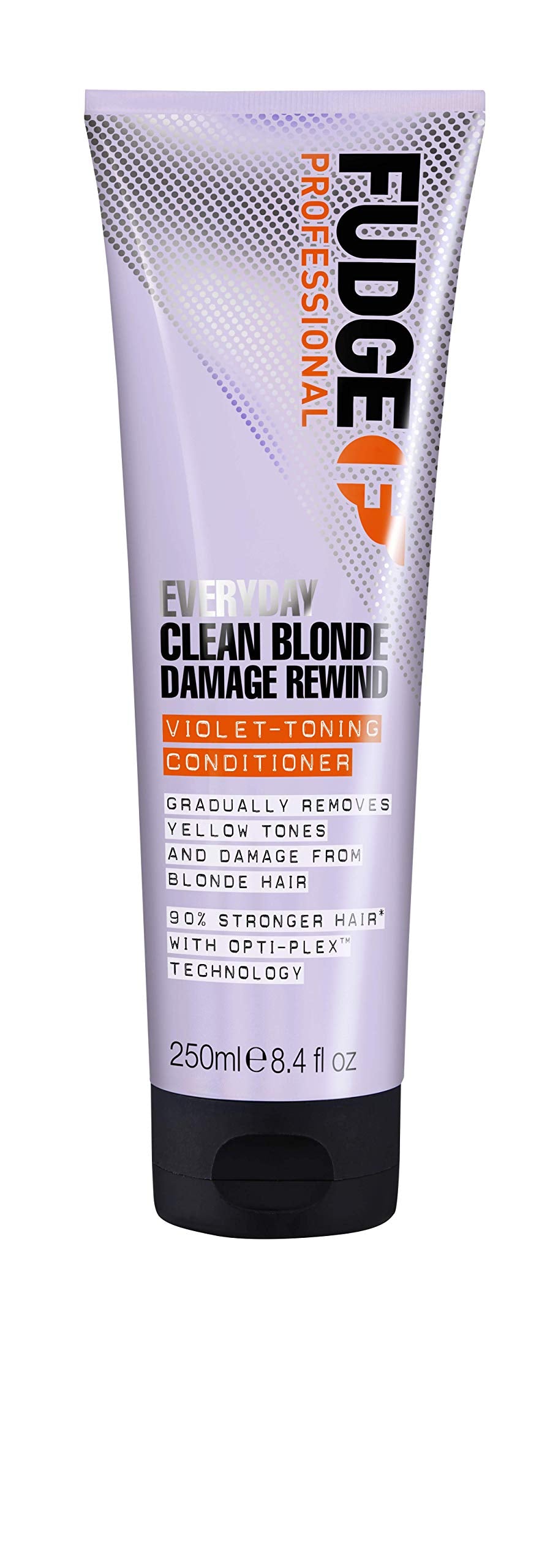 Fudge Professional Purple Conditioner, Everyday Clean Blonde Damage Rewind Gradual Toning for Blonde Hair, 250ml