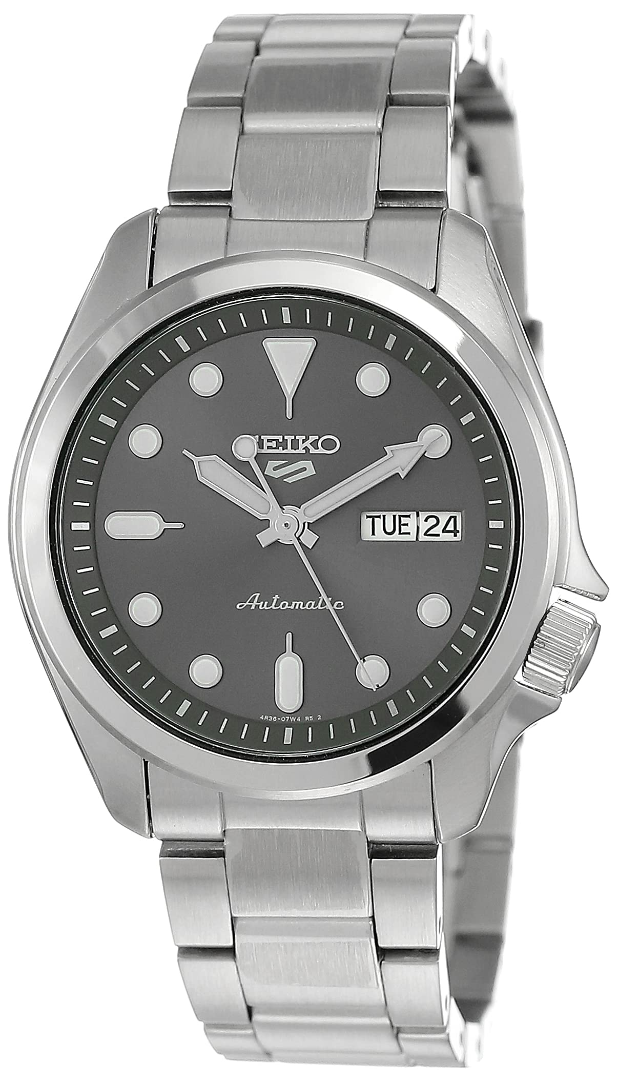 Seiko Mens Analogue Automatic Watch with Stainless Steel Strap SRPE51K1