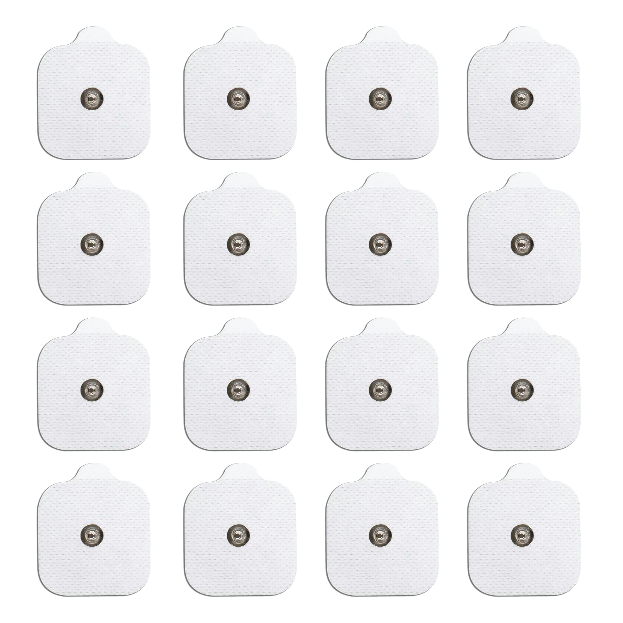 Med-Fit Self-Adhesive Pads - Universal Studded Electrode Pads To Fit Virtually All TENS Machines - Target Small or Large Painful Areas - 16 Pack. Stud Size 3.5mm