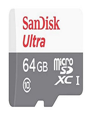 SanDisk 64 GB Class 10 MicroSDHC Ultra Android Memory Card