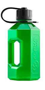 Alpha Bottle 1000 V2 'BEAST' Edition – Anti-Bacterial BPA and DEHP Free Protein Shaker with BioCote® Technology