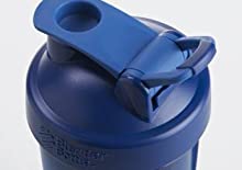 Blender Bottle ProStak - 22oz Protein Shaker Cup Water Bottle incl 150cc and 100cc Jar,Fashion Black,450 ml