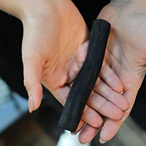 BLACK + BLUM Water Sticks| Charcoal Filter Hydration Old Japanese Tradition, 1 Pieces Lasting 6 Months, Wood Black