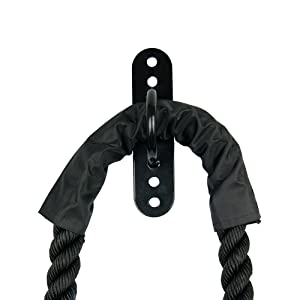 PROTONE Battle rope wall and floor anchor/mount/bracket for battling ropes/resistance bands/with screws