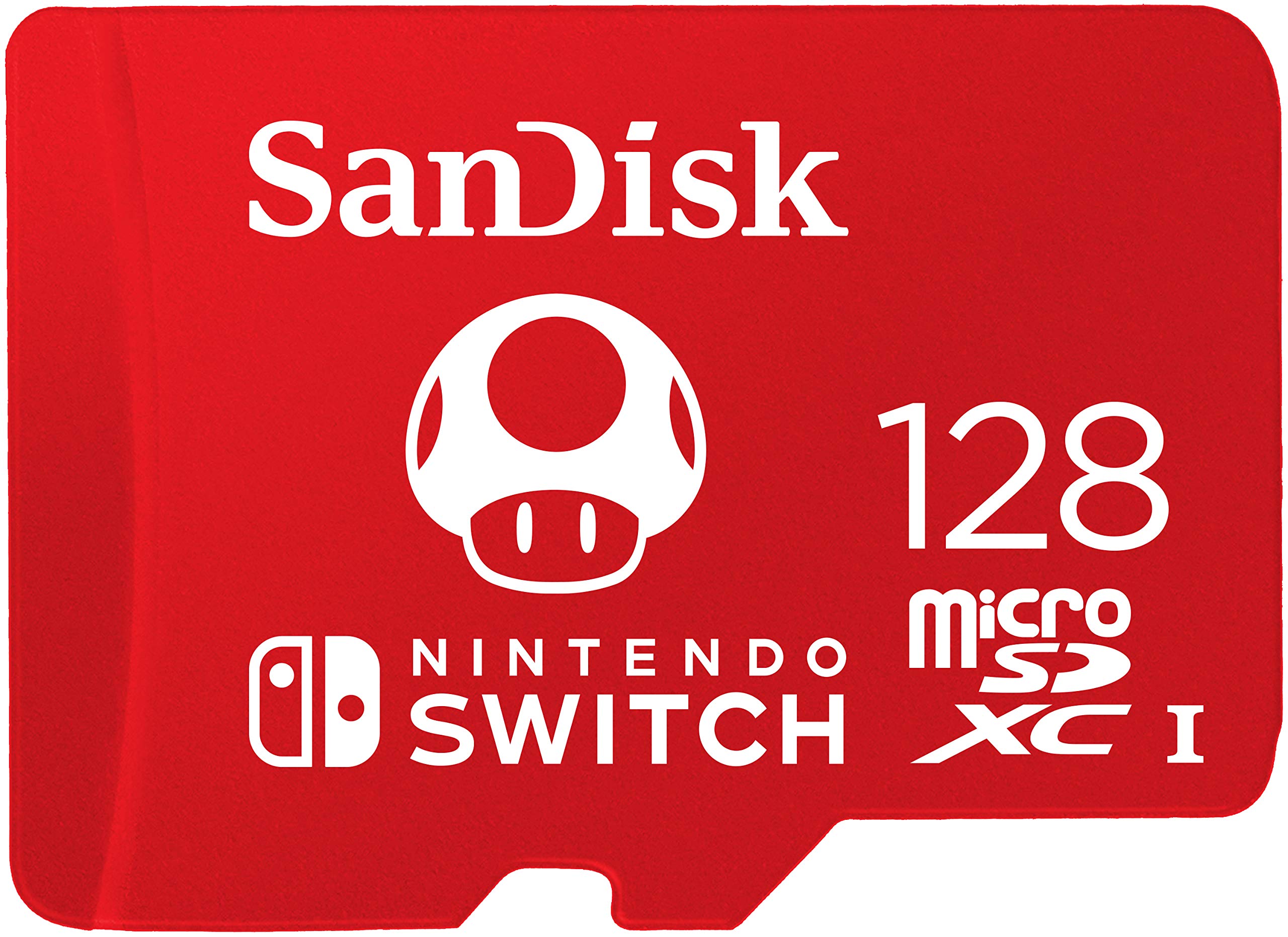 SanDisk microSDXC UHS-I card for Nintendo 128GB - Nintendo licensed Product, Red