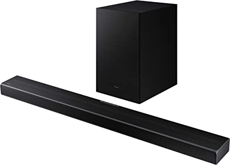 Samsung Q600A Soundbar Speaker With Subwoofer (2021) - Cinematic Dolby Atmos Surround Soundbar With Adaptive Sound, True 3.1.2 Sound, Q-Symphony TV Pairing & Acoustic Beam Tech For Home Entertainment