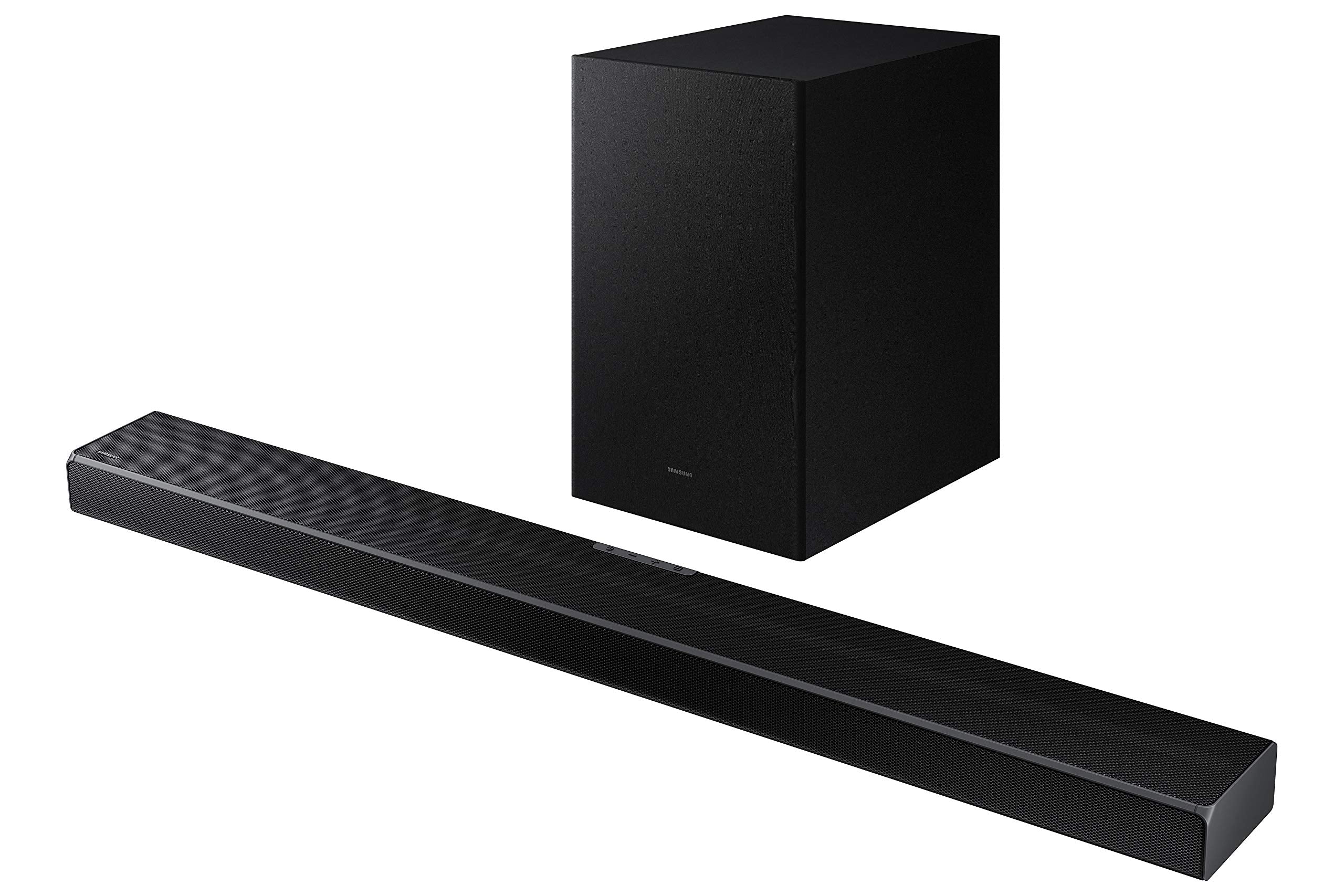 Samsung Q600A Soundbar Speaker With Subwoofer (2021) - Cinematic Dolby Atmos Surround Soundbar With Adaptive Sound, True 3.1.2 Sound, Q-Symphony TV Pairing & Acoustic Beam Tech For Home Entertainment