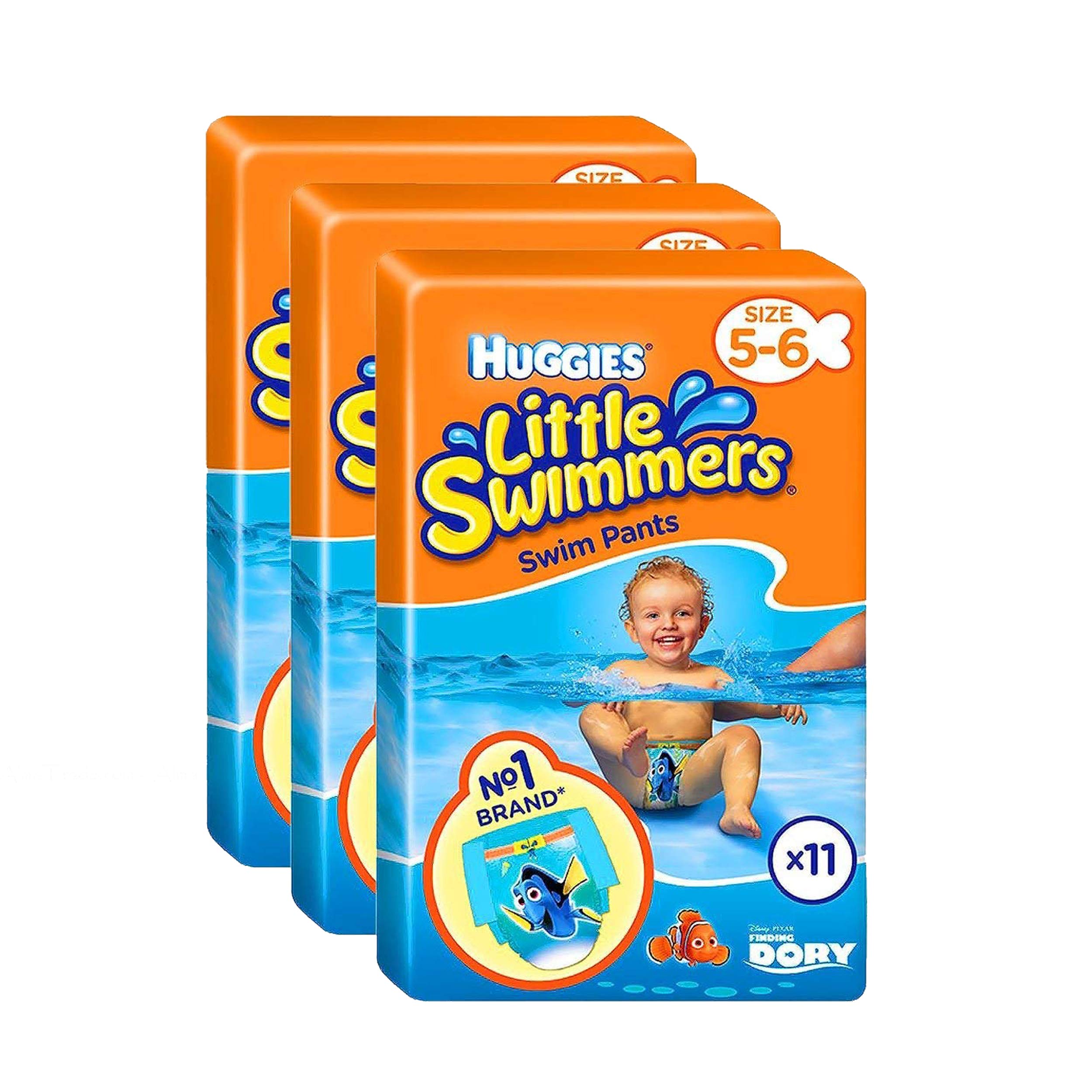 Huggies Little Swimmers Swim Pants Nappies Size 5-6 Baby 12-18kg Jumbo Pack of 33