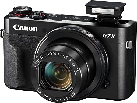 Canon Powershot G7 X Mark II Digital Camera Camera - Vlogging Camera with Full HD 60p movies, flip-up screen with superfast autofocus, 5-axis stabilisation, 20.1 Megapixels