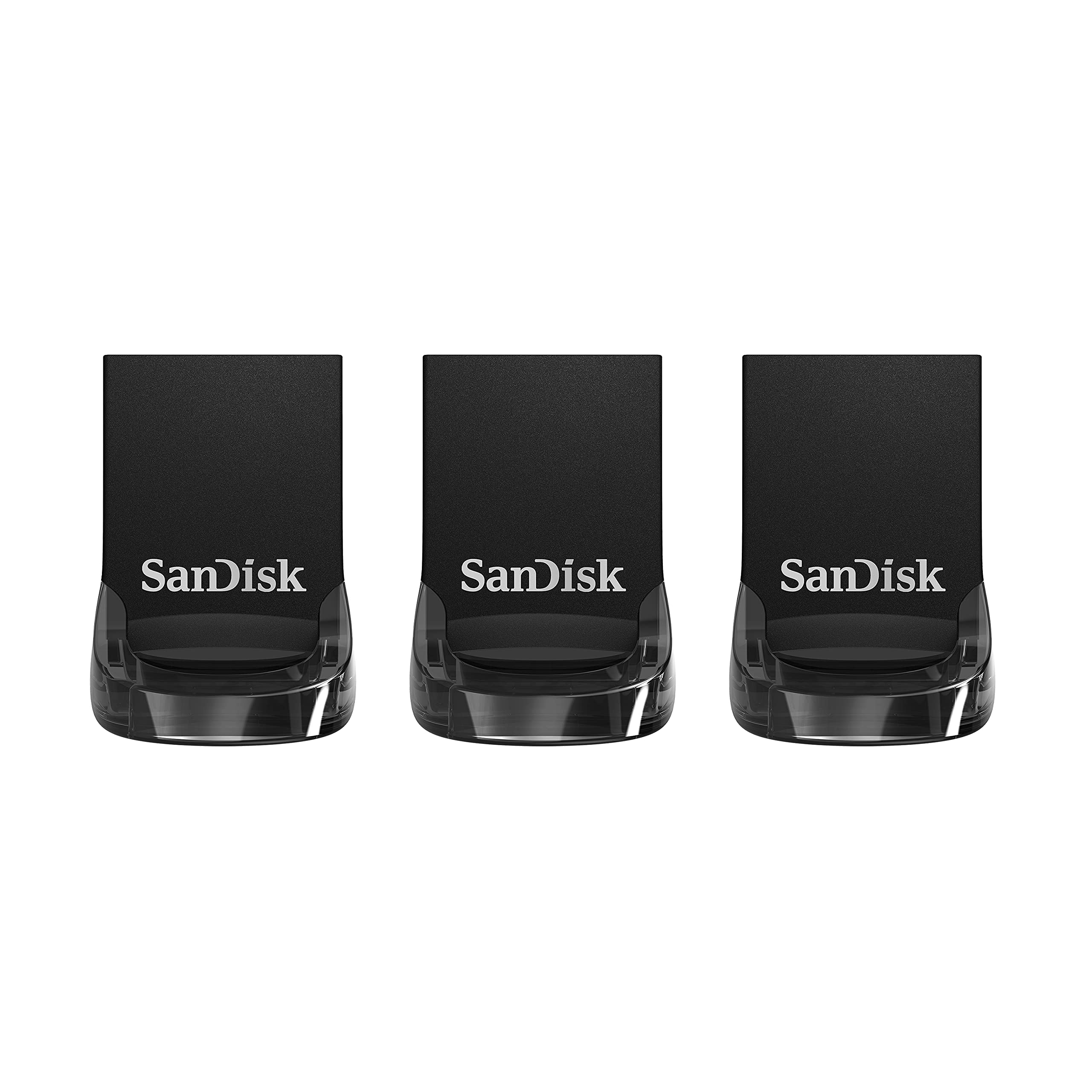 SanDisk Ultra Fit 32GB USB 3.1 Flash Drive up to 130MB/s read - Triple Pack