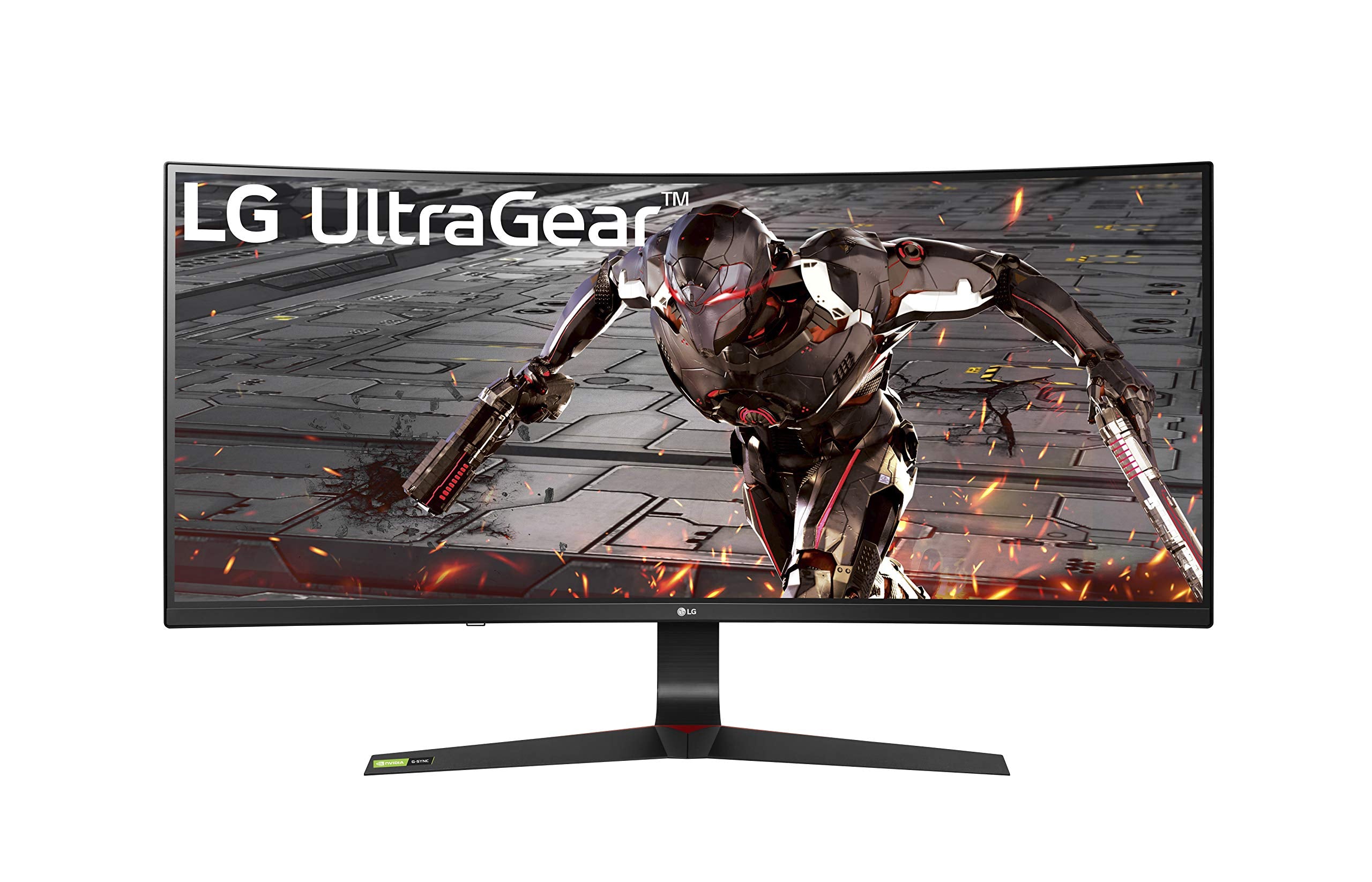 LG UltraGear Gaming Monitor 34GN73A-B - 34 inch,144 Hz,1 ms,2560 X 1080 px,AMD FreeSync,IPS Curved Monitor