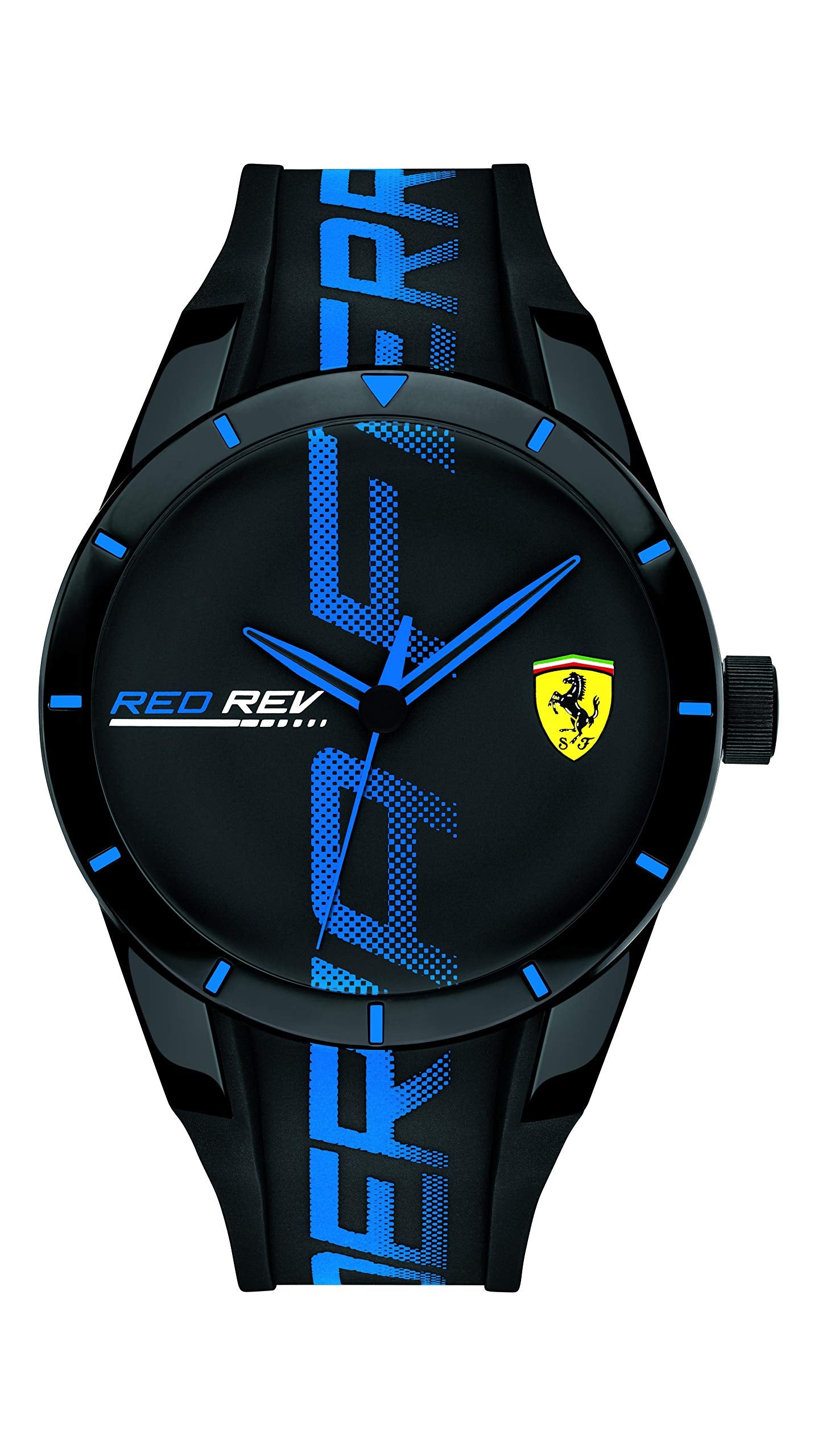 Scuderia Ferrari Mens Analogue Classic Quartz Watch with Silicone Strap 0830616