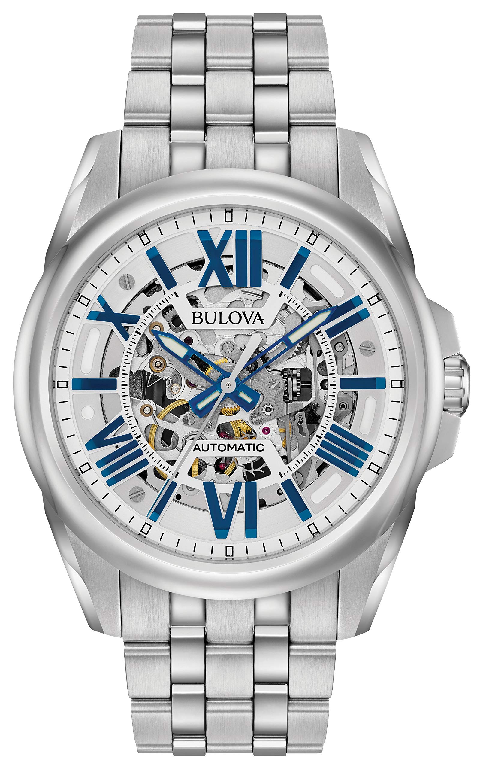 Bulova Men's Automatic Strap Watch 96A187