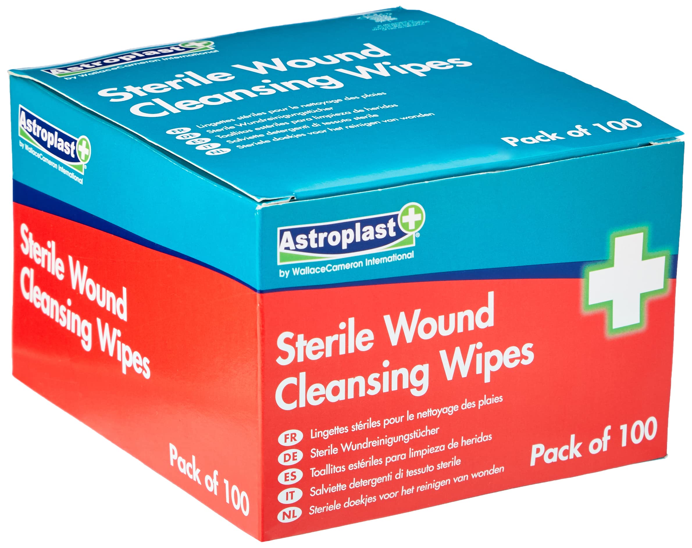 Astroplast Alcohol Free Sterile Wound Cleansing Wipes Pack 100