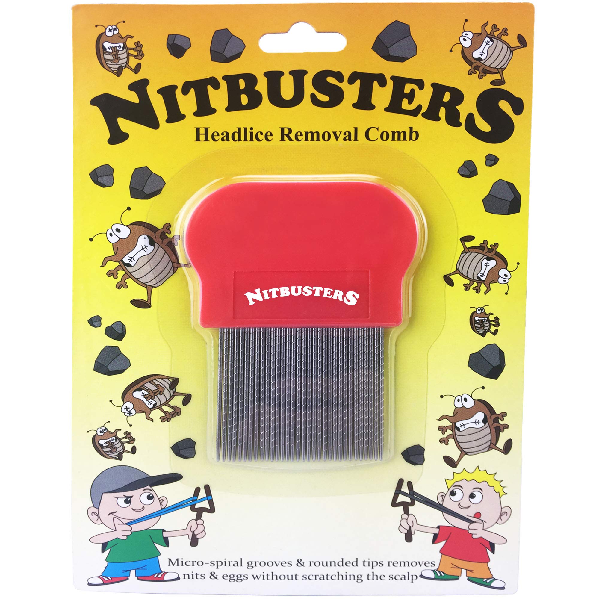 Nitbusters Headlice Nit Removal Comb with Spiral Grooves