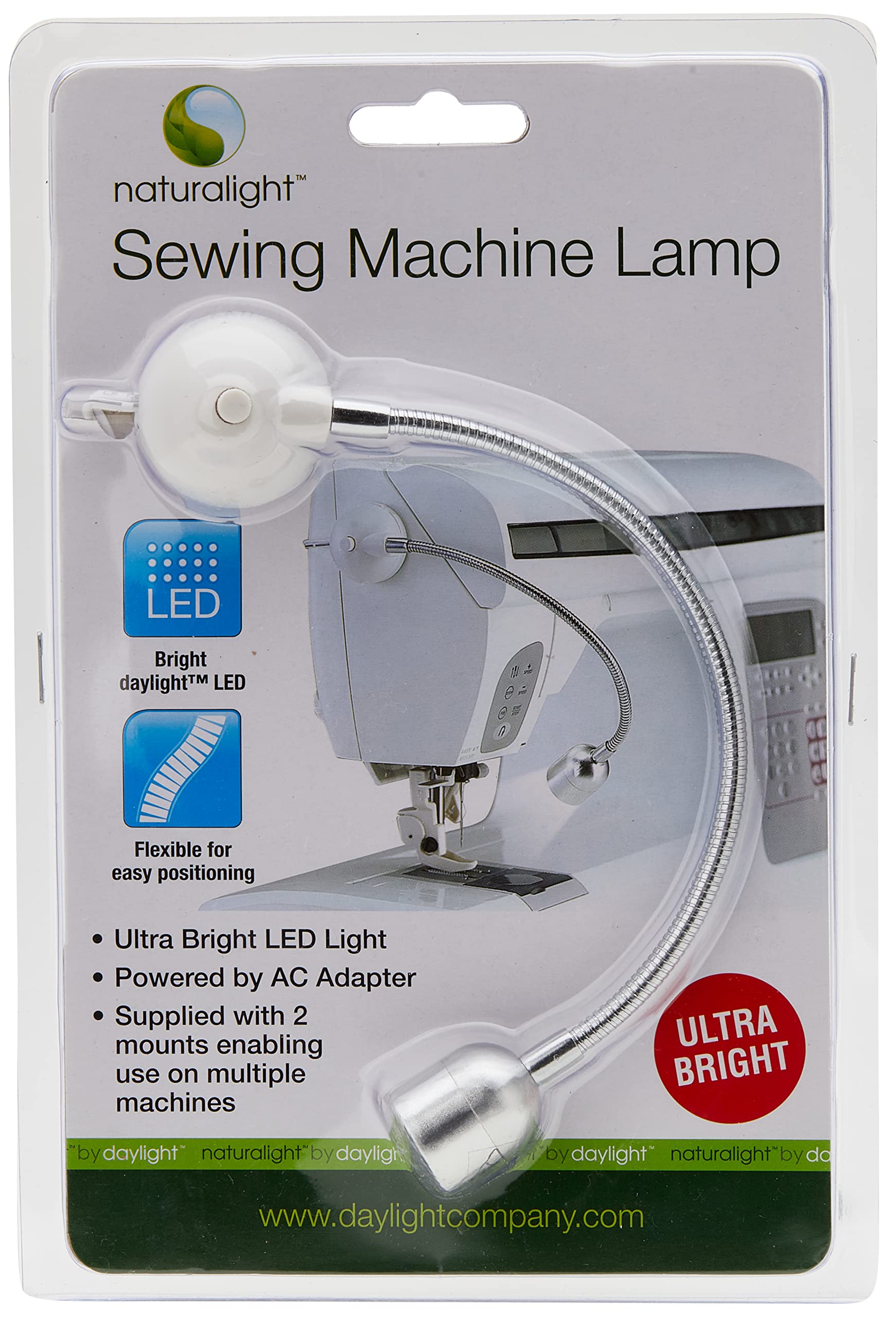 Daylight Company Professional Sewing Machine Lamp, Chrome