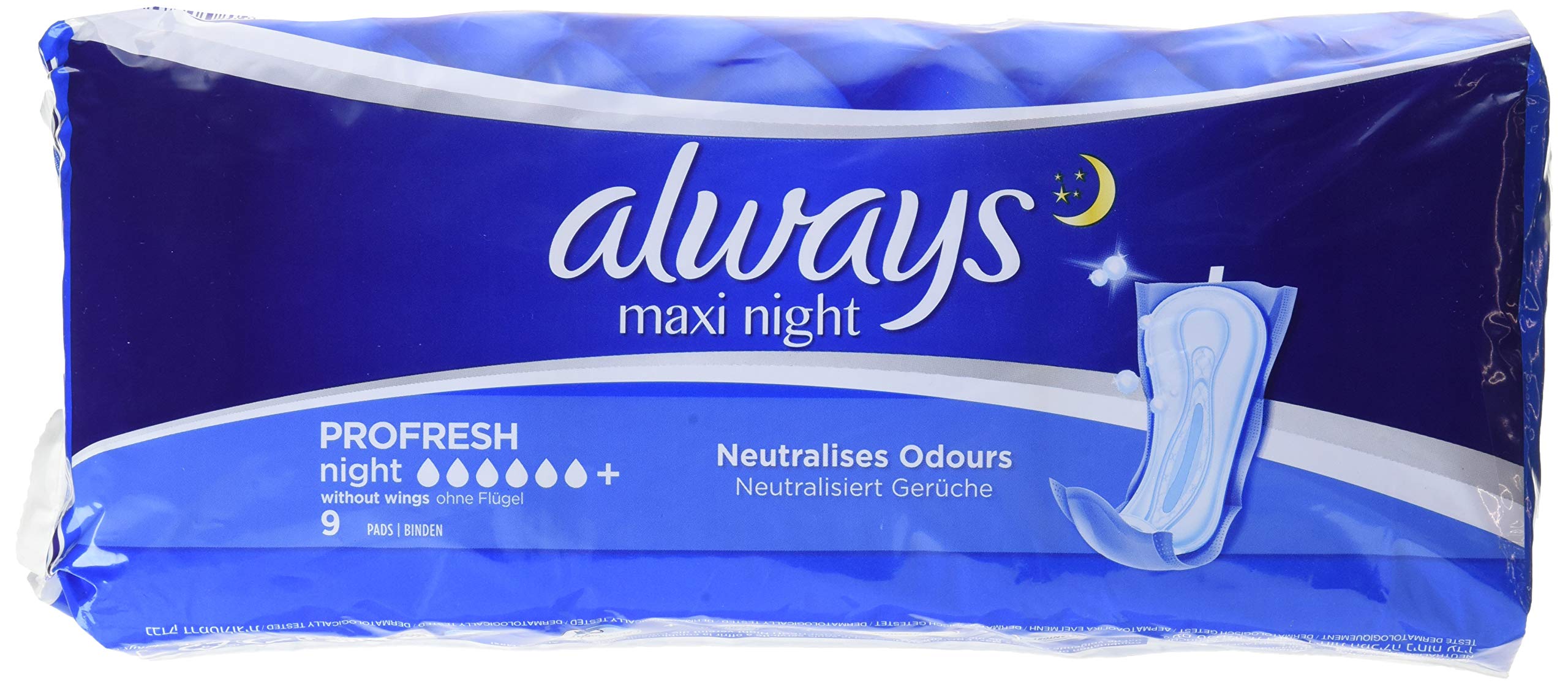 ALWAYS Maxi Night Plus 9 - Lot of 5