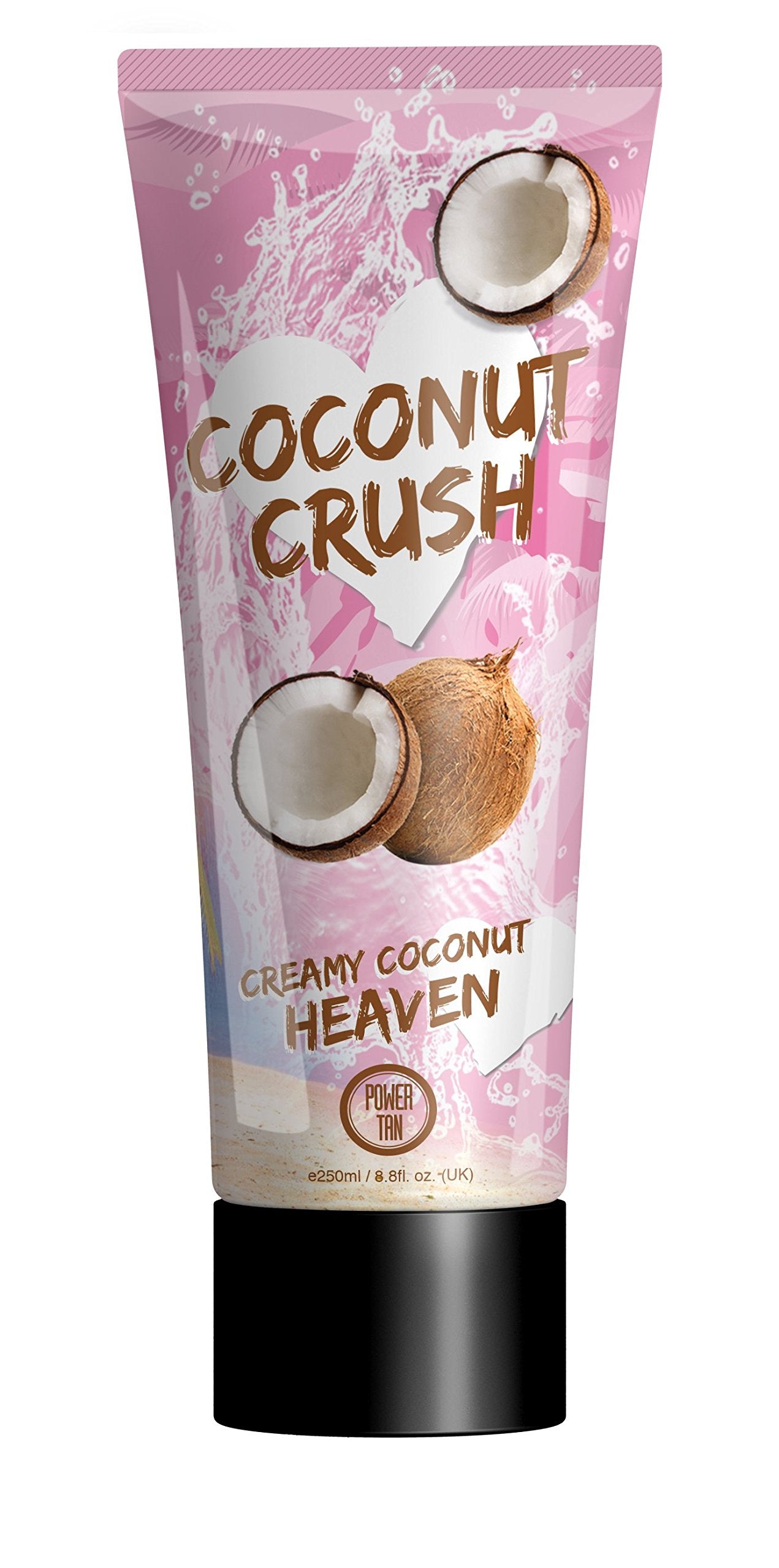 Power Tan Coconut Crush Sunbed Tanning Lotion Cream Accelerator 250ml