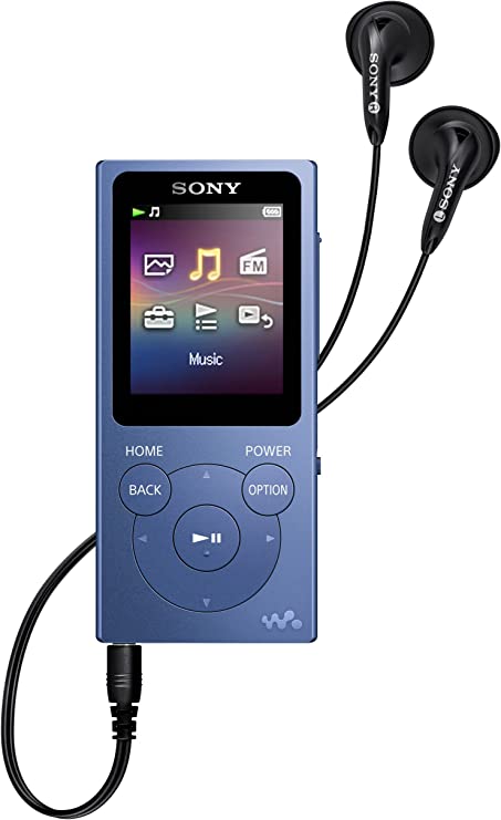 Sony NWE394L.CEW 8 GB Walkman MP3 Player with FM Radio - Blue