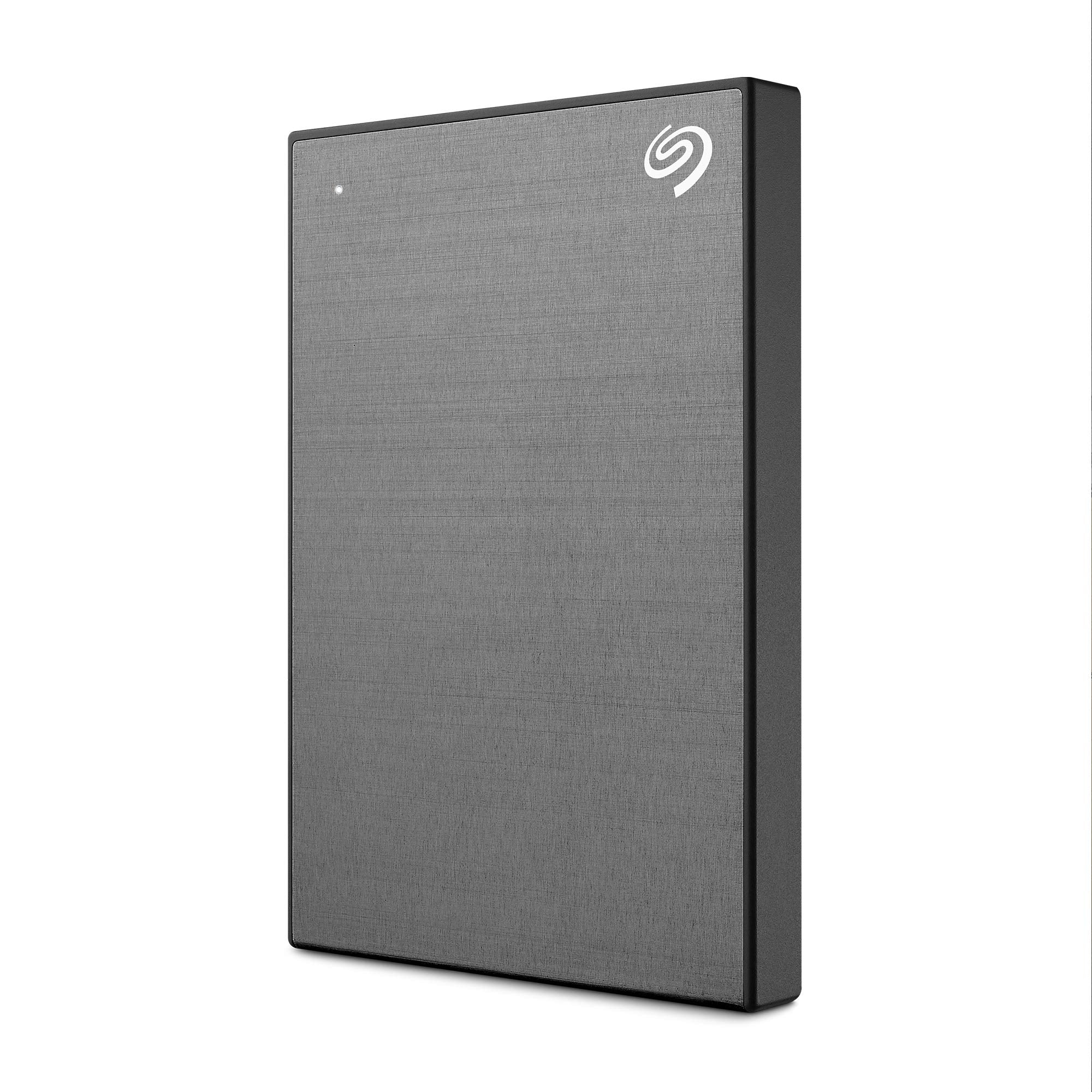 Seagate One Touch, Portable External Hard Drive, 1 TB, PC Notebook and Mac USB 3.0, Space Grey, 1 yr MylioCreate, 4 mo Adobe Creative Cloud Photography and Two-yr Rescue Services (STKB1000404)
