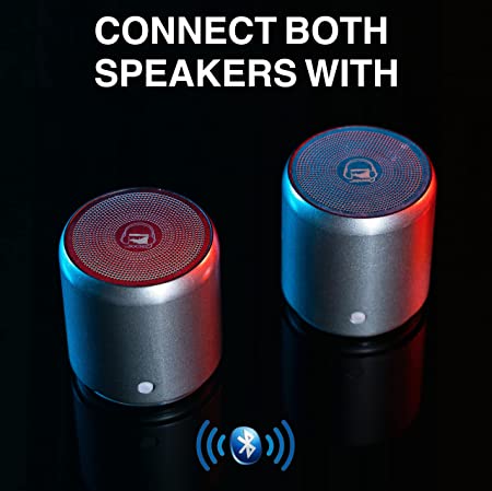 Hurricane Sound: Mini Portable Speaker. Subwoofer Bass Effect. Wireless, Bluetooth 5.0 For Smartphone, Tablet, Pc. Double Paring Easy To Connect