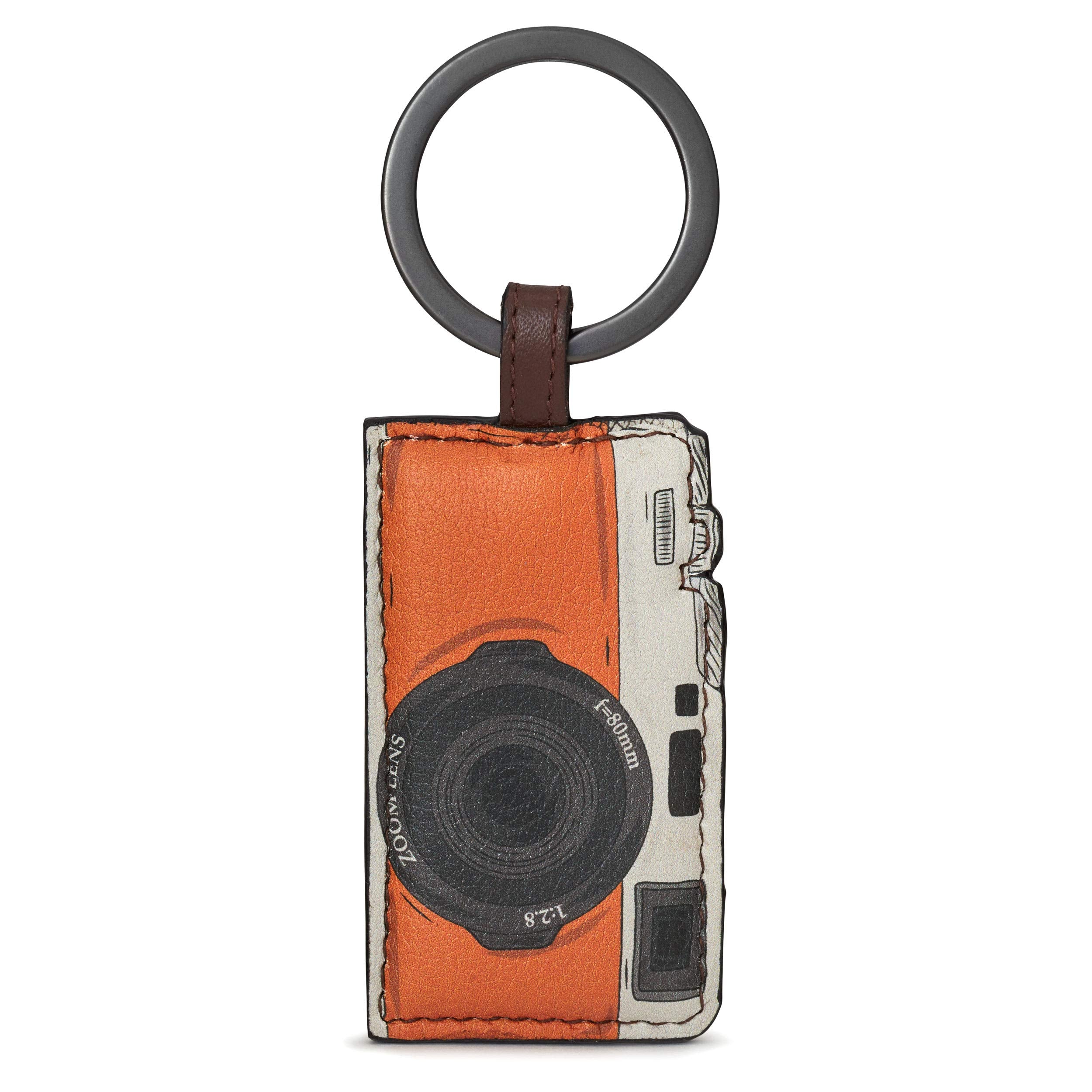 Vintage Camera Leather Keyring/Keychain by Yoshi