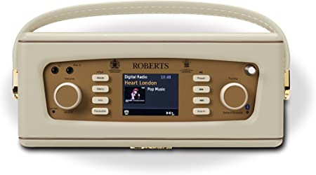Roberts Revival RD70PC FM/DAB/DAB+ Digital Radio with Bluetooth - Pastel Cream
