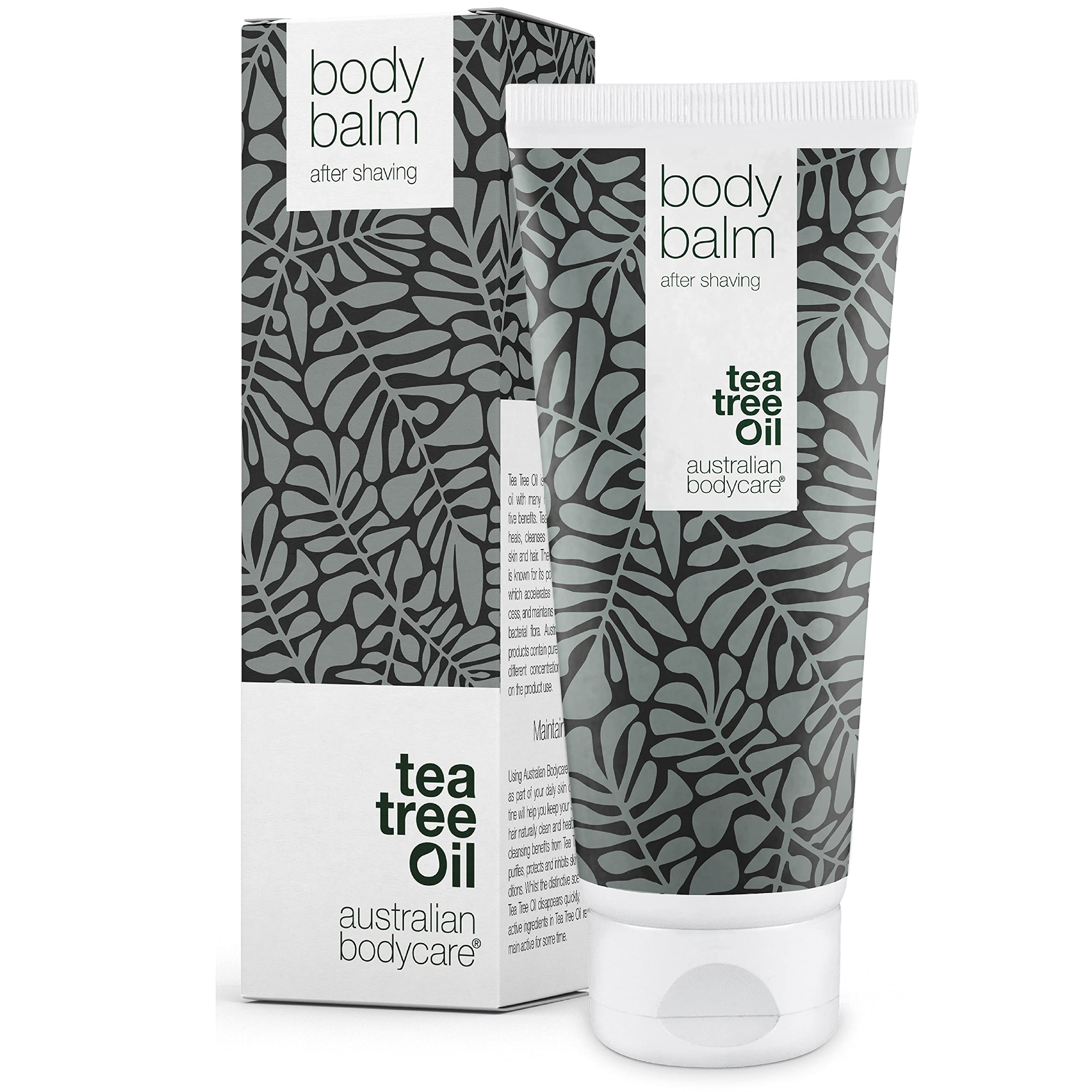 Australian Bodycare Body Balm for Women & Men 200ml | Tea Tree Oil Aftershave for Ingrown Hairs, Razor Bumps and Razor Burn | Immediate Relief after Shaving | Perfect for Body Hair Removal and Shaving