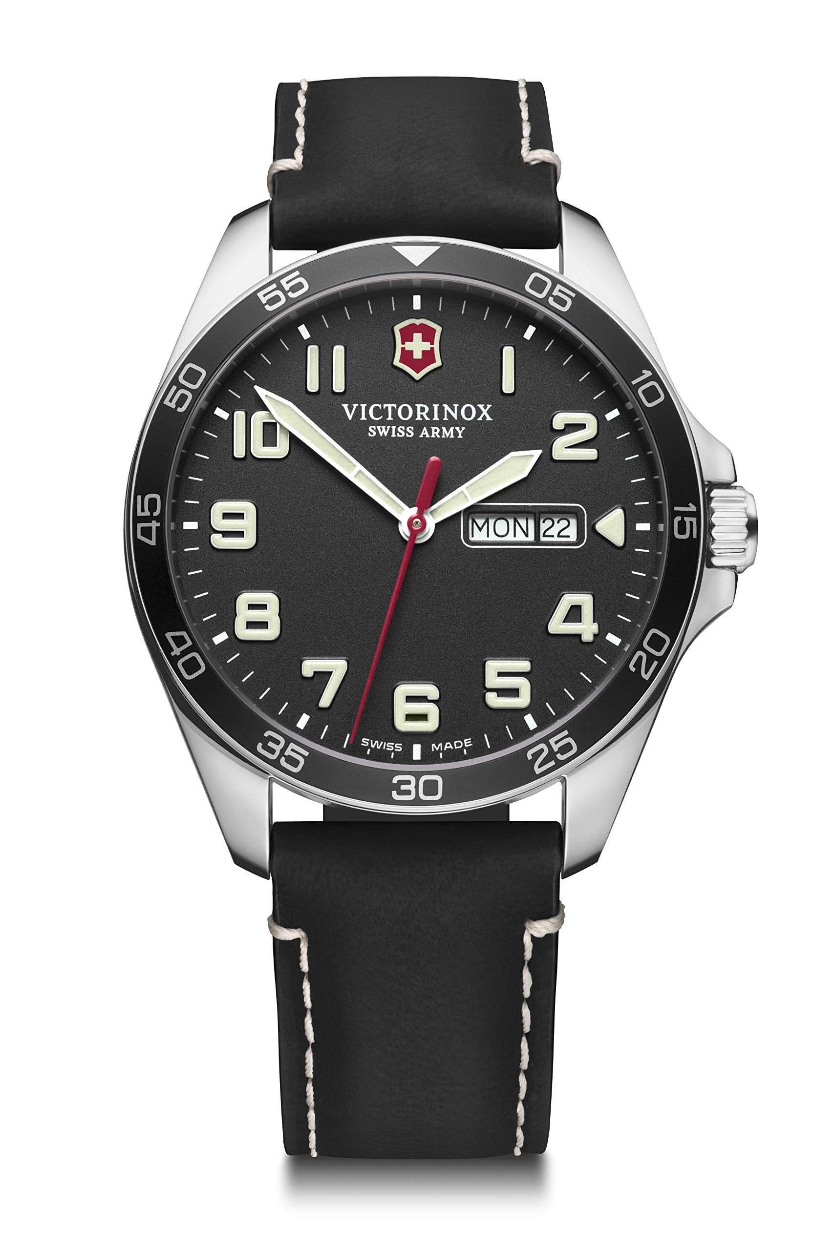 Victorinox Men's Field Force - Swiss Made Analogue Quartz Stainless Steel Watch with Day/Date 241846