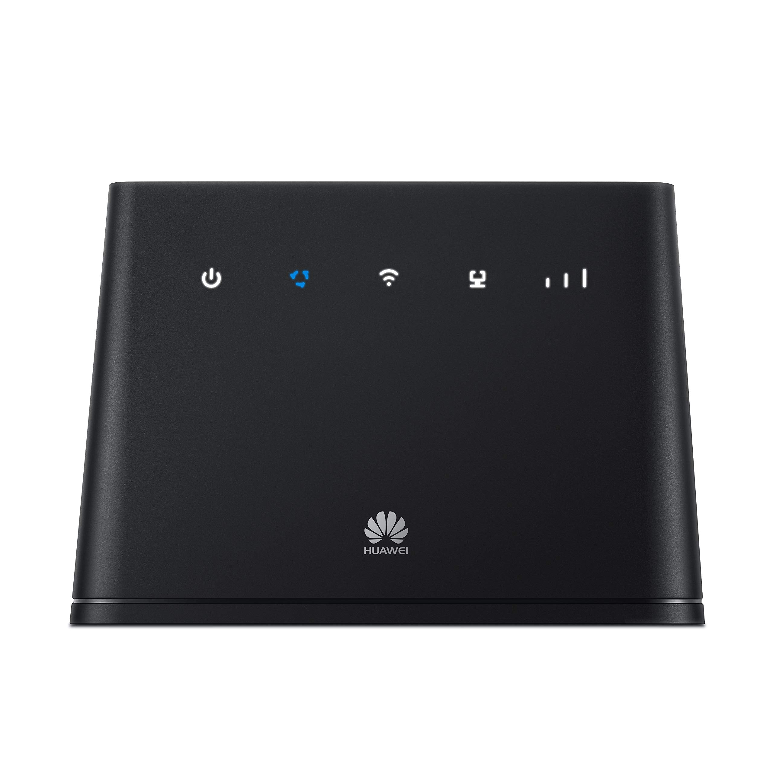 HUAWEI B311, CAT 4, 2020-4G/ LTE 150 Mbps Mobile Wi-Fi Router, Unlocked to All Networks- Genuine UK Warranty STOCK (Non Network Logo)- Black,B311-221