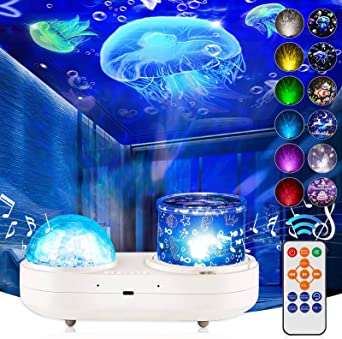 Toys for 3-8 Year Old Girls,Ocean Light Projector Cute Kids Toys for 2-9 Year Olds Girls 2 in 1 Night Light Presents Christmas Xmas Birthday Gifts for Girls Age 2-10 Year Old Toddler Girls,Boy Toys