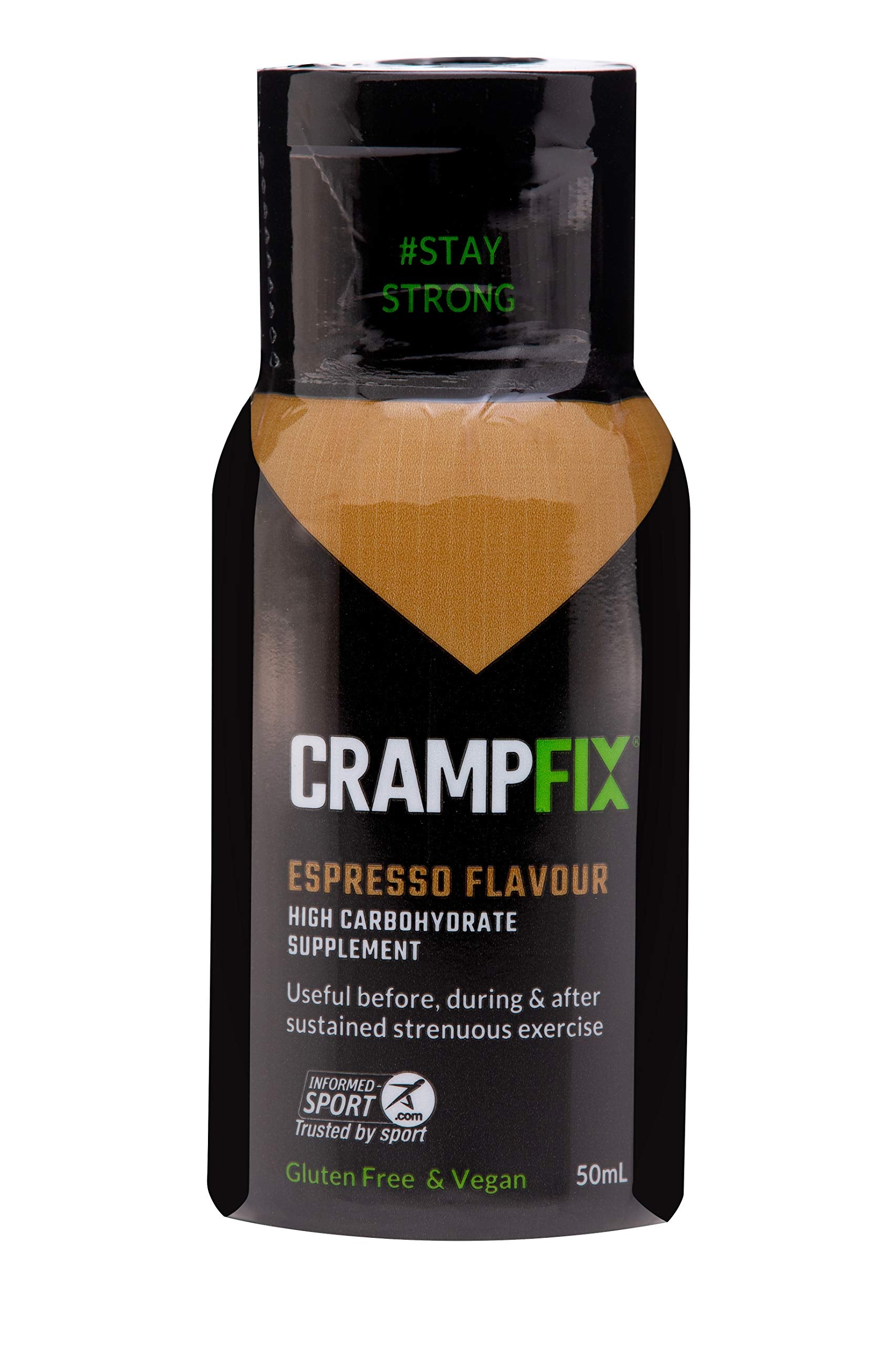 Crampfix 50ml Flip-Top Lid Squeeze Bottle - Fast & Effective Relief from Muscle Cramp (Espresso)