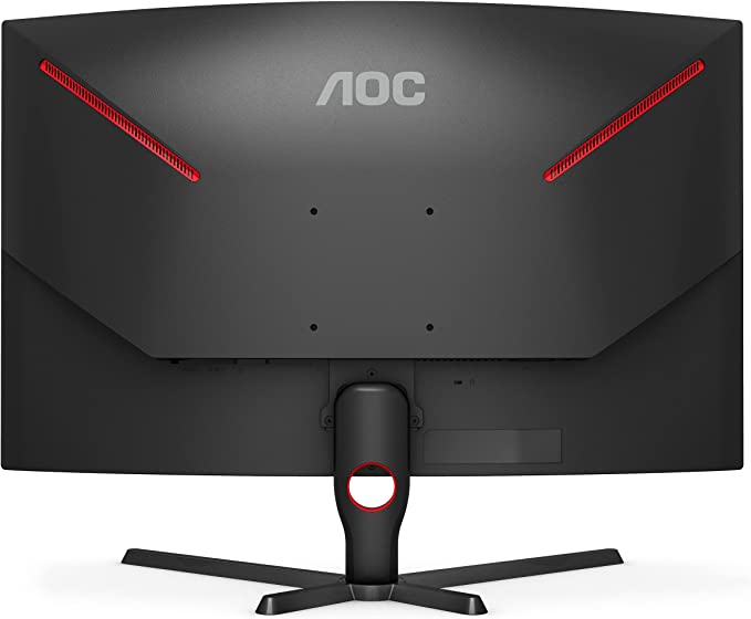 AOC Gaming C32G3AE - 32 inch FHD Curved Monitor, 165Hz, 1ms MPRT, VA, Gsync, Freesync, Speakers, Low Input lag, (1920x1080 @ 165Hz, 300 cd/m², DP 1.2 x 1 / HDMI 1.4 x 2)