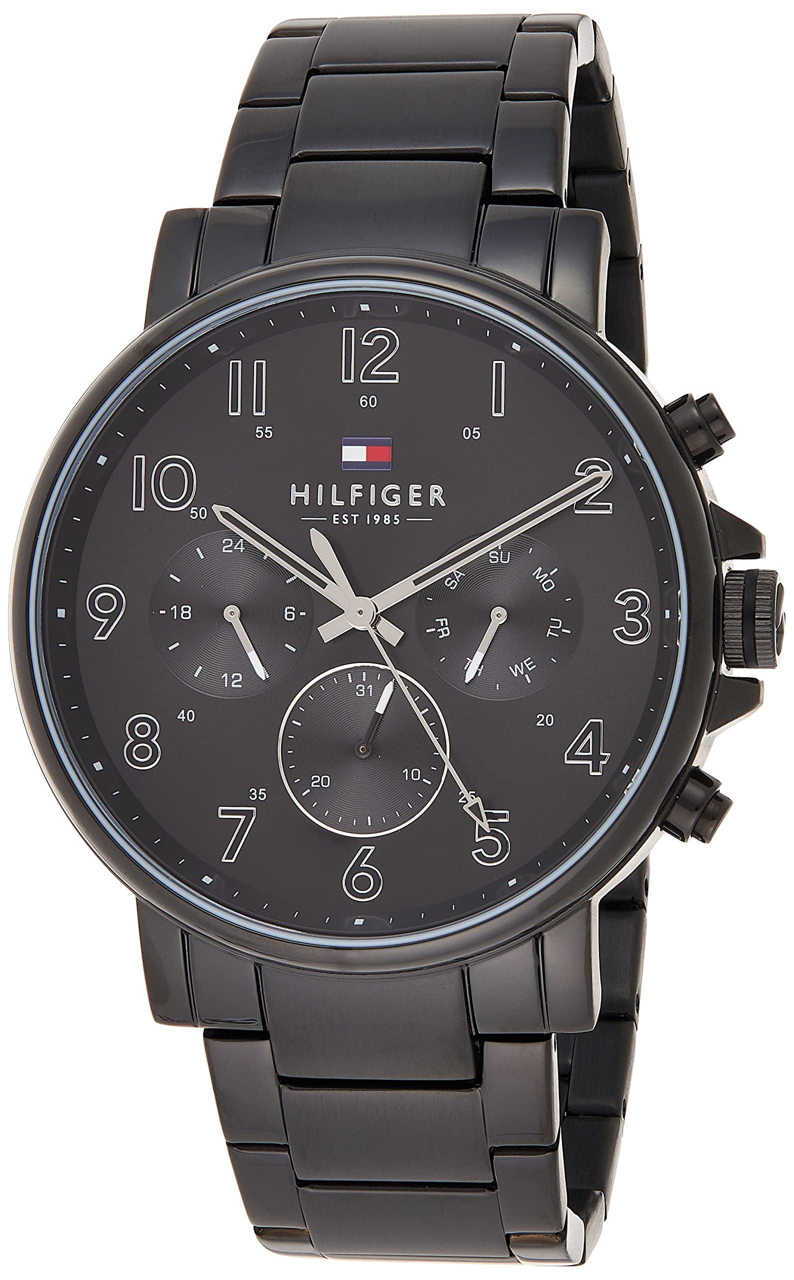 Tommy Hilfiger Mens Multi dial Quartz Watch with Stainless Steel Strap 1710383