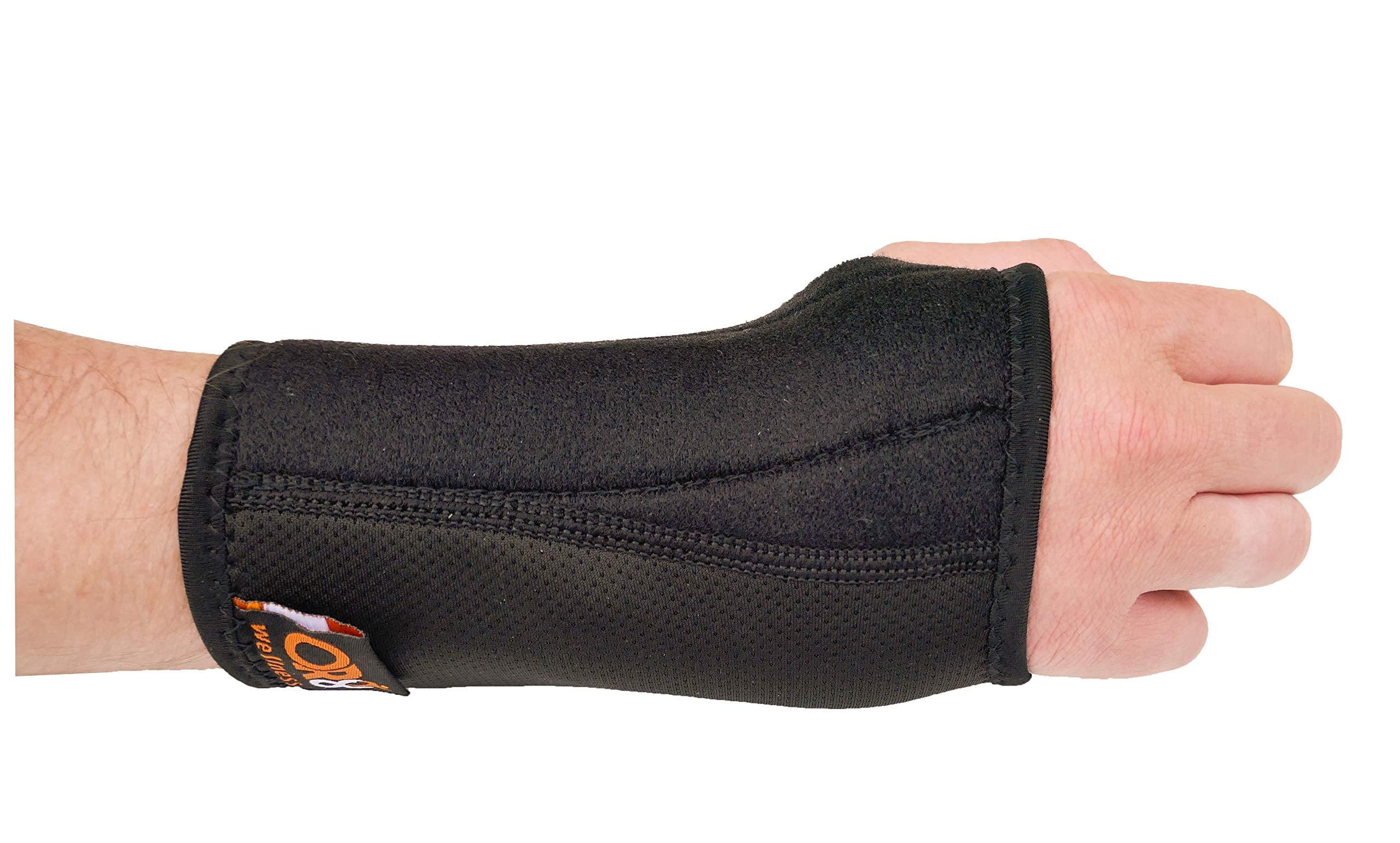 Universal Wrist Brace Breathable Support Splint Carpal Tunnel Arthritis Tendonitis Fits Right or Left Hand Adjustable Design One Size Fits All Outdoor Sports Fitness Black