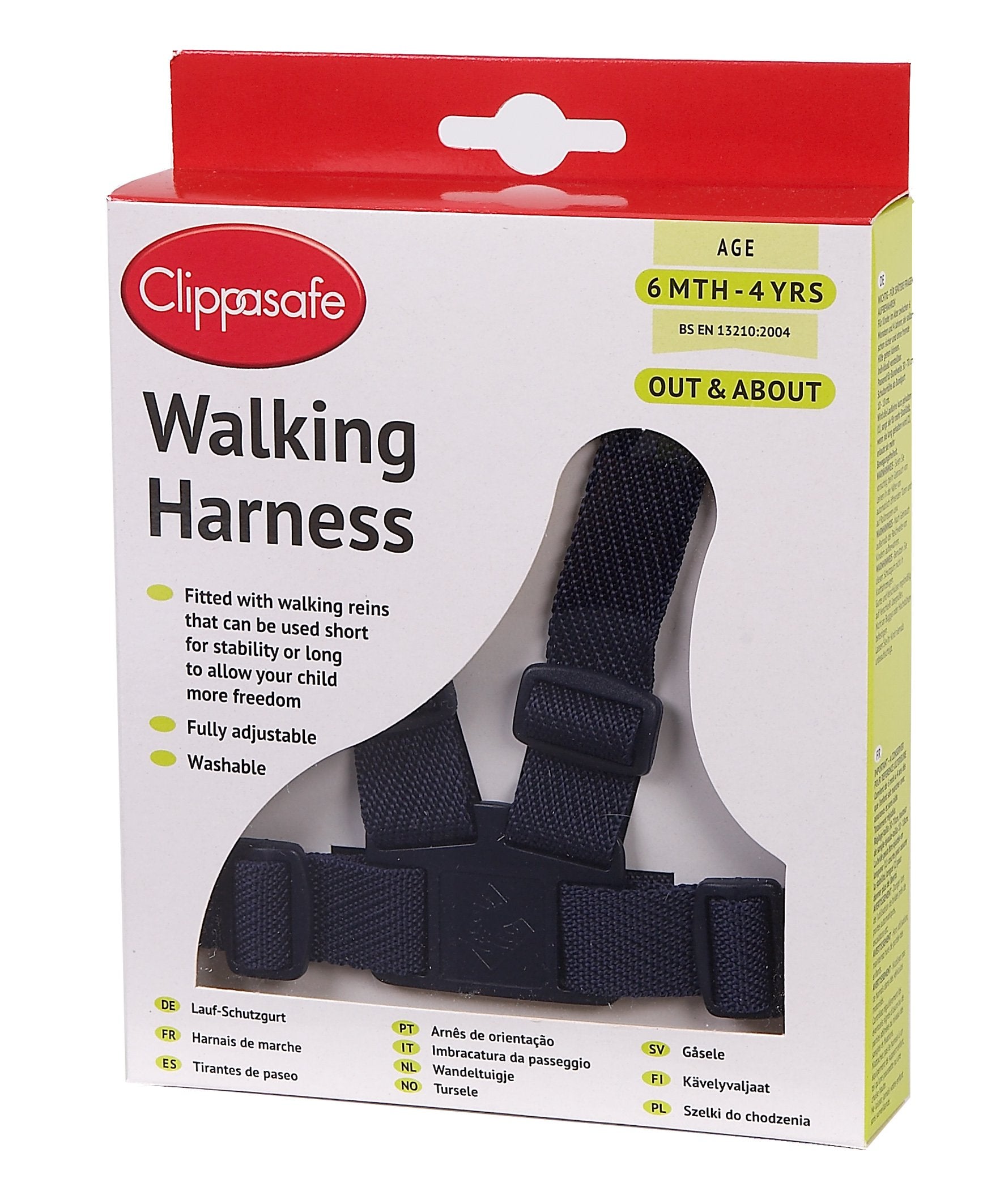 Clippasafe Walking Harness and Reins (Navy)