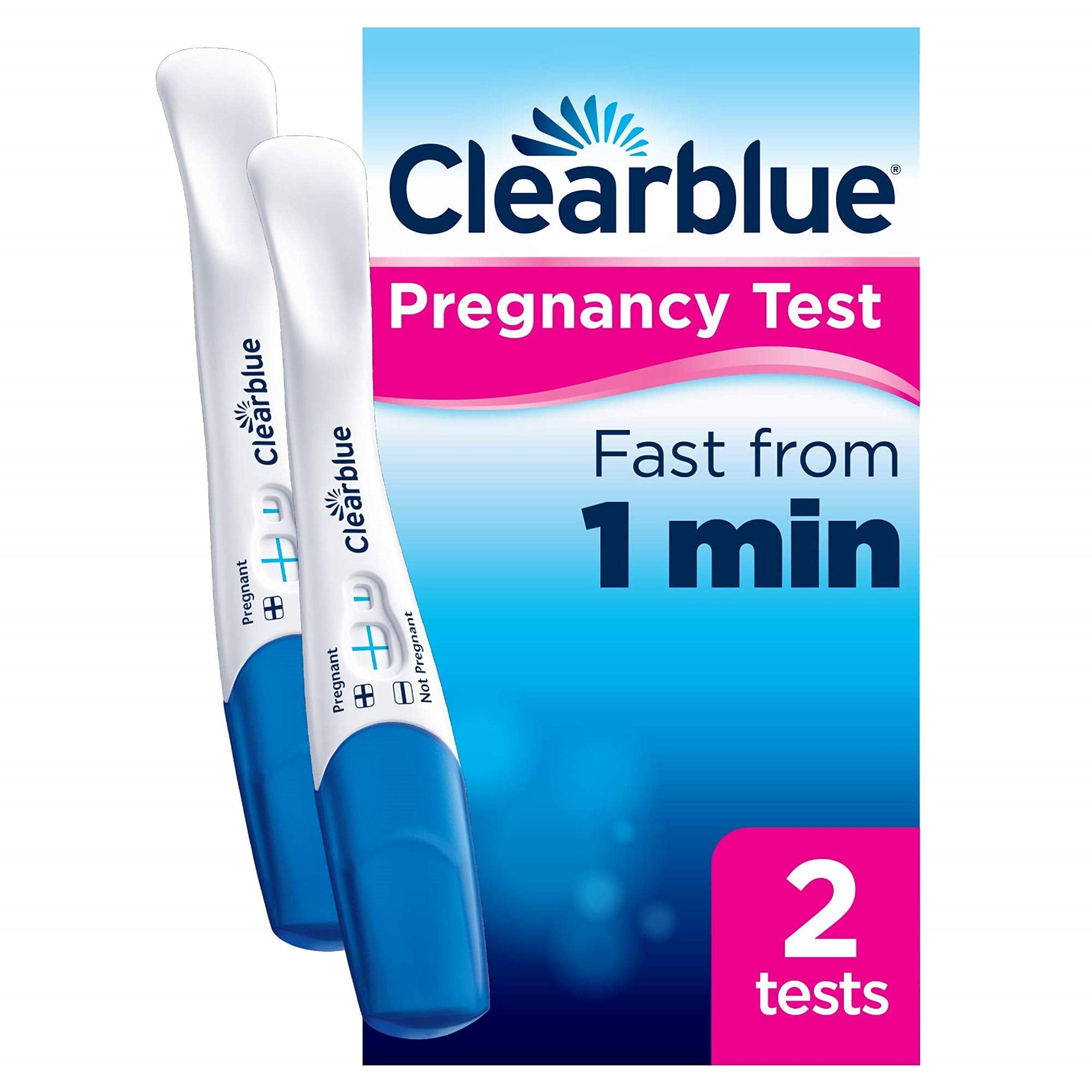 Pregnancy Test - Clearblue Rapid Detection, Result As Fast As 1 Minute, 2 Tests